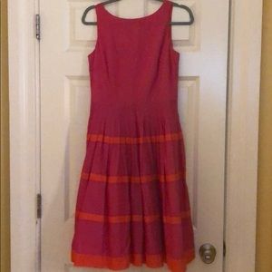 Pink and Orange Summer Dress